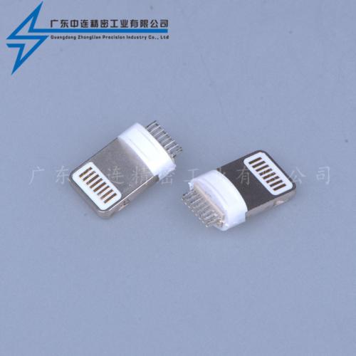 ZL-278 蘋(píng)果頭8P后焊式單頭