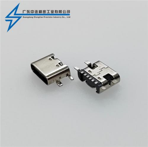 ZL-338 TYPE C母座6P全貼