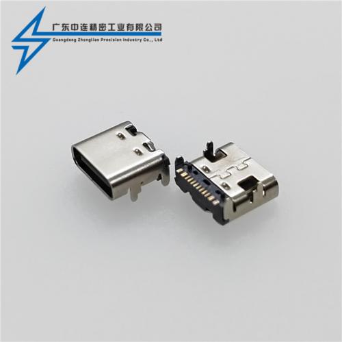 ZL-346 TYPE C母座單排16P SMT三次頂模