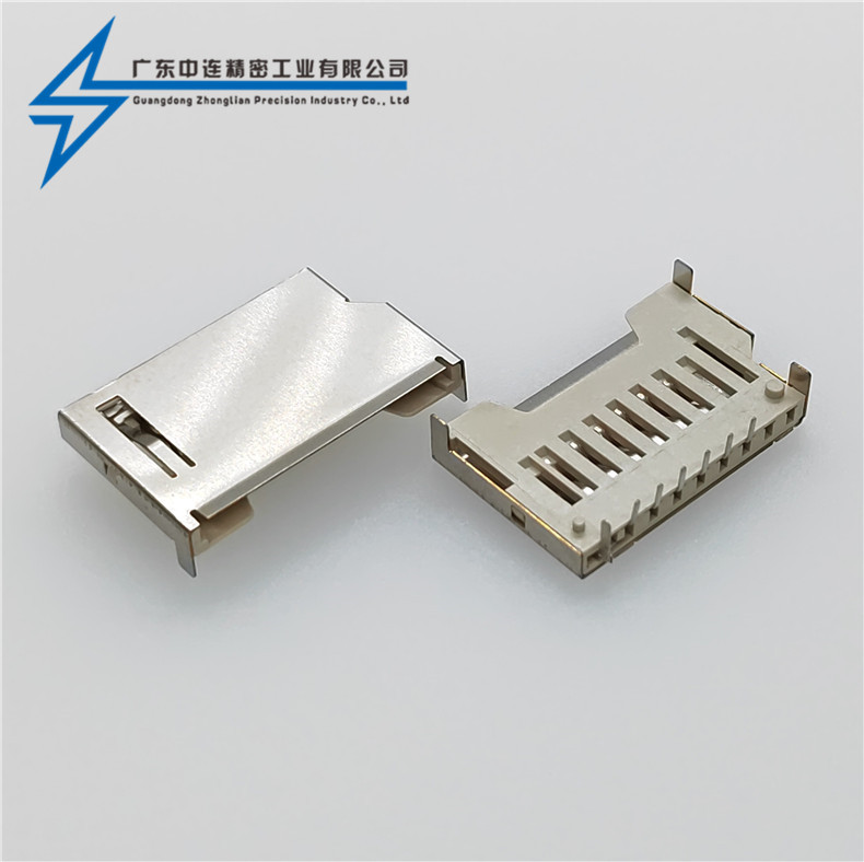 ZL-380 SD短卡座插腳6PIN 