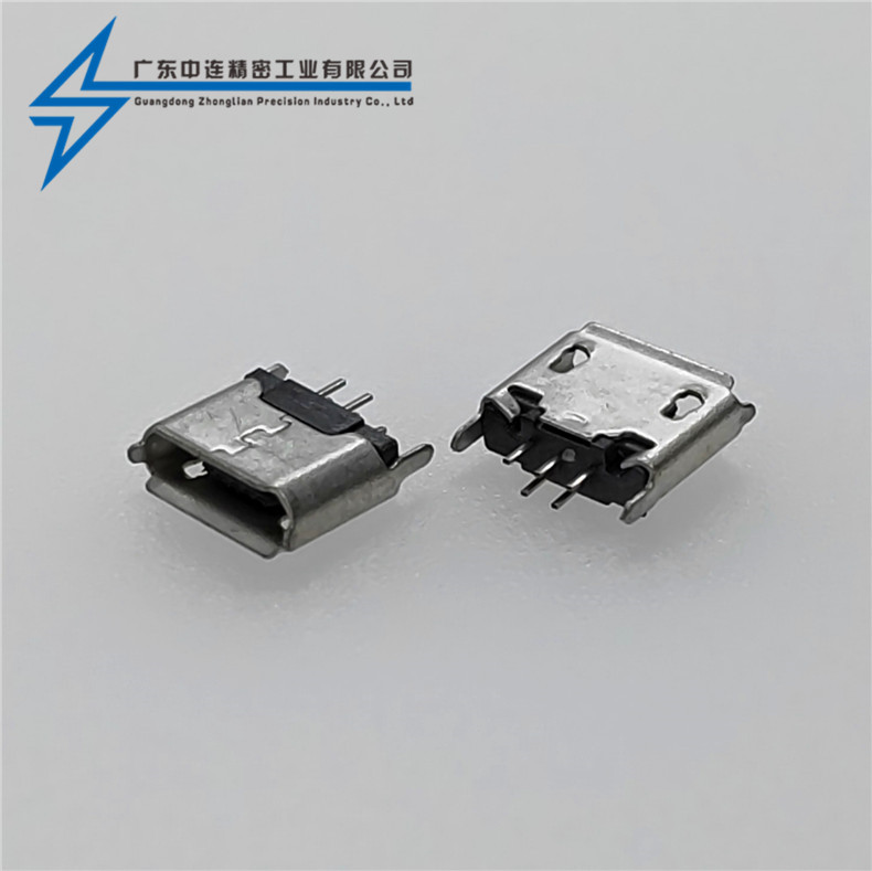 ZL-213 MICRO母座180度直插卷邊