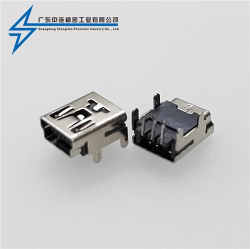 ZL-185 MINI母座90度四腳
