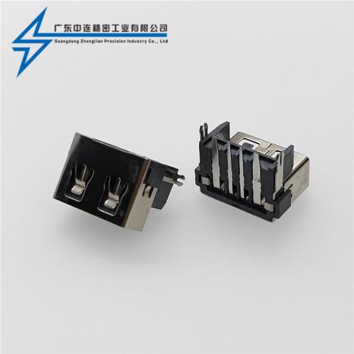 ZL-365AF短體10.0后腳直邊插板LCP灰膠鐵殼9.8正向 大電流
