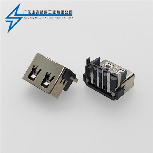 ZL-367AF短體10.0后腳直邊插板LCP灰膠鐵殼8.7正向 大電流 