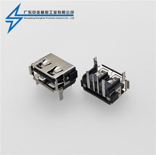 ZL-368AF短體10.0兩腳卷邊插板LCP灰膠鐵殼7.8 大電流  