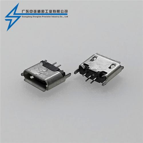 ZL-213 MICRO母座180度直插卷邊