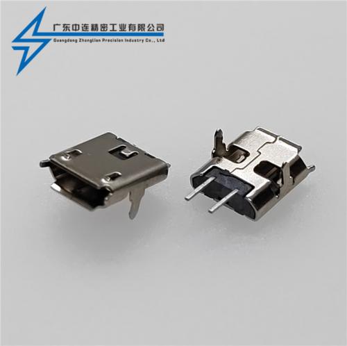 ZL-220 MICRO母座2P 180度卷邊