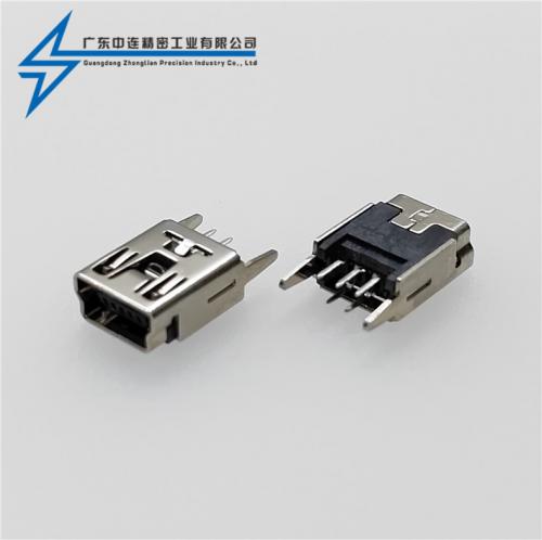 ZL-379 MINI母座180度直插直腳